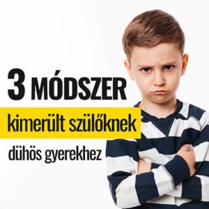 3+1 módszer kimerült szülőknek dühös gyerekhez